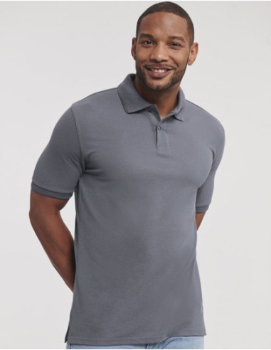RUS-0R599M0-Hardwearing Polycotton Polo